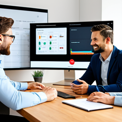 A diverse group of professional remote team members, fully clothed in modest business casual attire, engaged in a virtual collaboration session on a video call. They are looking at a large shared screen displaying a transparent project dashboard with clear goals and progress indicators. Each team member is seated in their clean, modern home office setup, with natural lighting and professional backgrounds. The overall scene conveys clear communication, shared vision, and strong team synergy. Perfect anatomy, correct proportions, natural pose, well-formed hands, proper finger count, natural body proportions. Safe for work, appropriate content, fully clothed, professional, family-friendly, high quality, professional photography.
