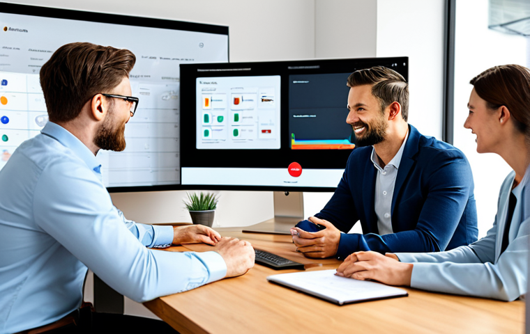 A diverse group of professional remote team members, fully clothed in modest business casual attire, engaged in a virtual collaboration session on a video call. They are looking at a large shared screen displaying a transparent project dashboard with clear goals and progress indicators. Each team member is seated in their clean, modern home office setup, with natural lighting and professional backgrounds. The overall scene conveys clear communication, shared vision, and strong team synergy. Perfect anatomy, correct proportions, natural pose, well-formed hands, proper finger count, natural body proportions. Safe for work, appropriate content, fully clothed, professional, family-friendly, high quality, professional photography.